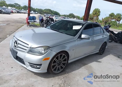 2012 Mercedes-Benz C 250 Luxury/Sport from USA, damaged, VIN WDDGF4HB8CA704655